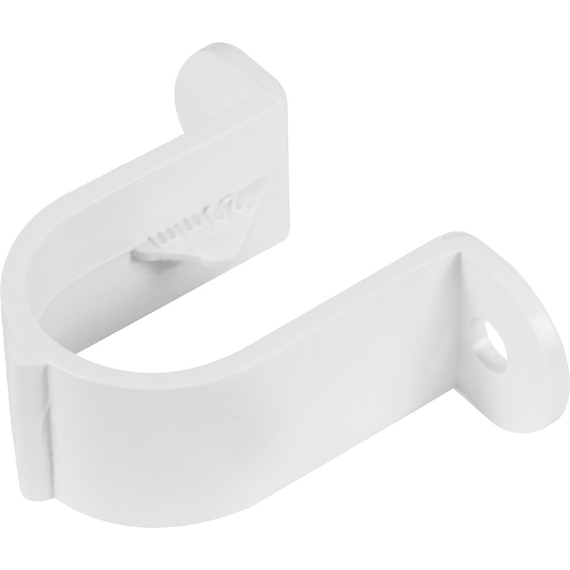 Overflow Pipe Clip 21.5mm White