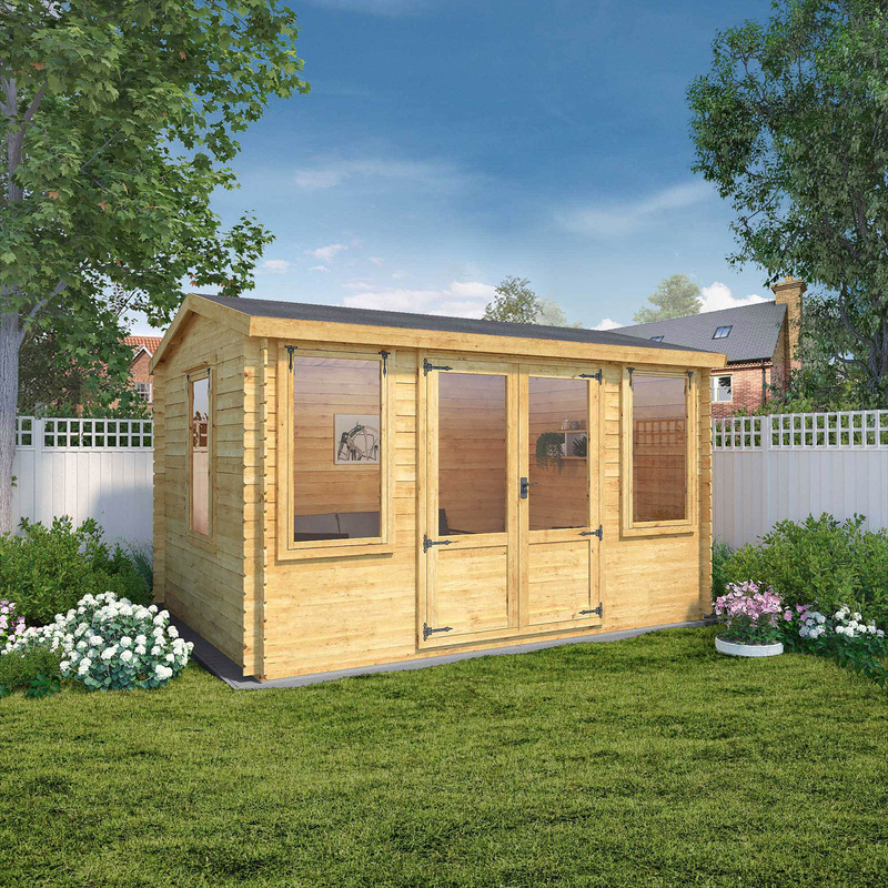 Mercia Grizedale Log Cabin - 19mm 4m x 3m