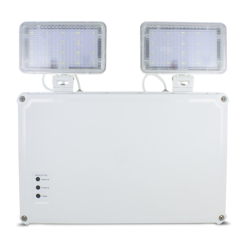 Integral LED Emergency Twin Spot Non Maintained 4.5W 400lm Manual Test IP20
