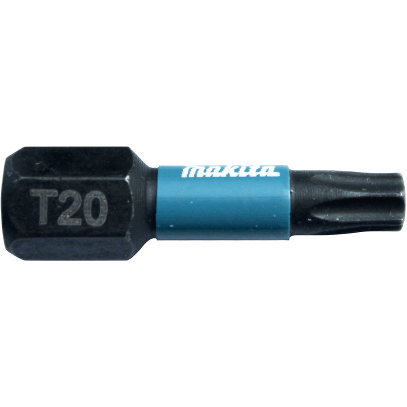 Makita Impact Rated 25mm Black Bit T20