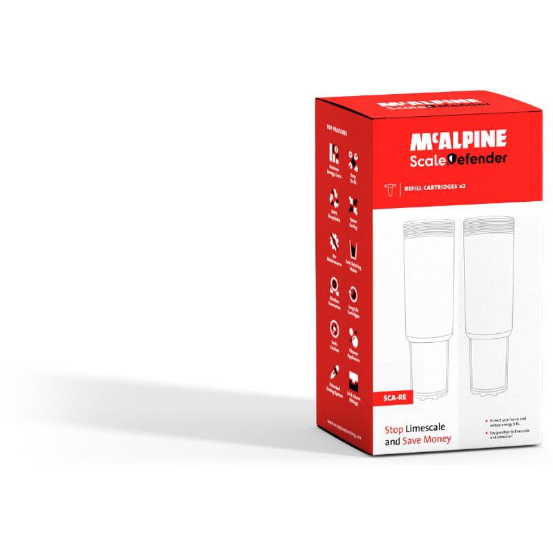 McAlpine SCA-RE Scale Defender 2 x Refill Cartridges
