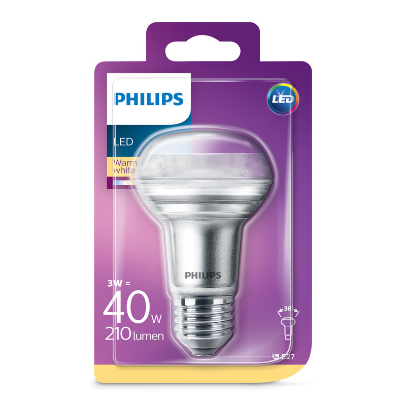 Philips LED Reflector Lamp R63 3W ES (E27) 210lm