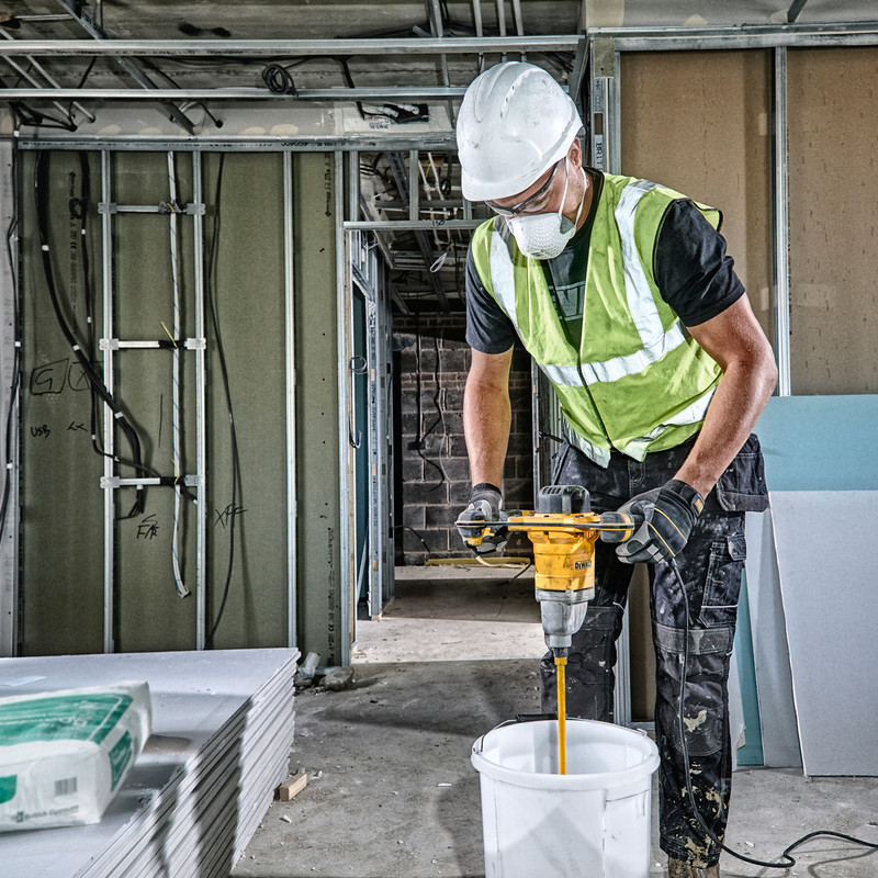 DeWalt Dual Handle Paddle Mixer 240V 1800W