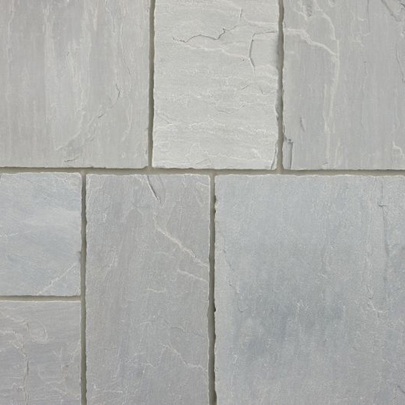 Marshalls Antique Alverno Sandstone Paving Slabs Project Pack Silver Birch Multi