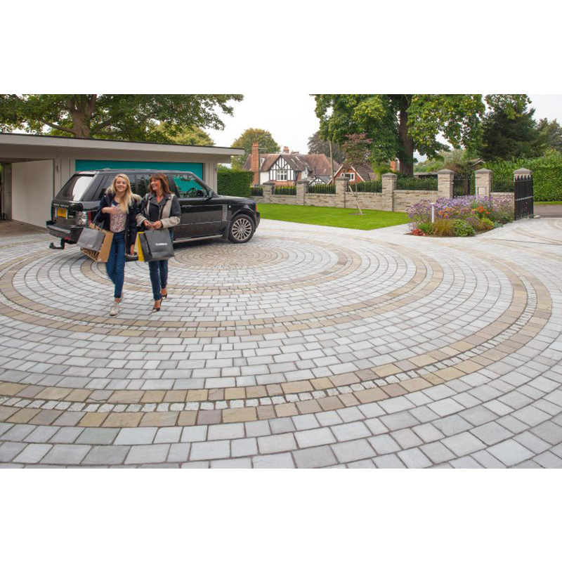 Marshalls Natural Stone Driveway Setts Project Pack Silver Birch