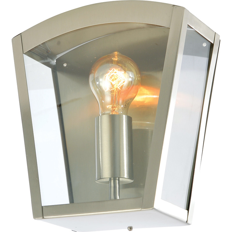 Artemis E27 IP44 Box Lantern Stainless Steel
