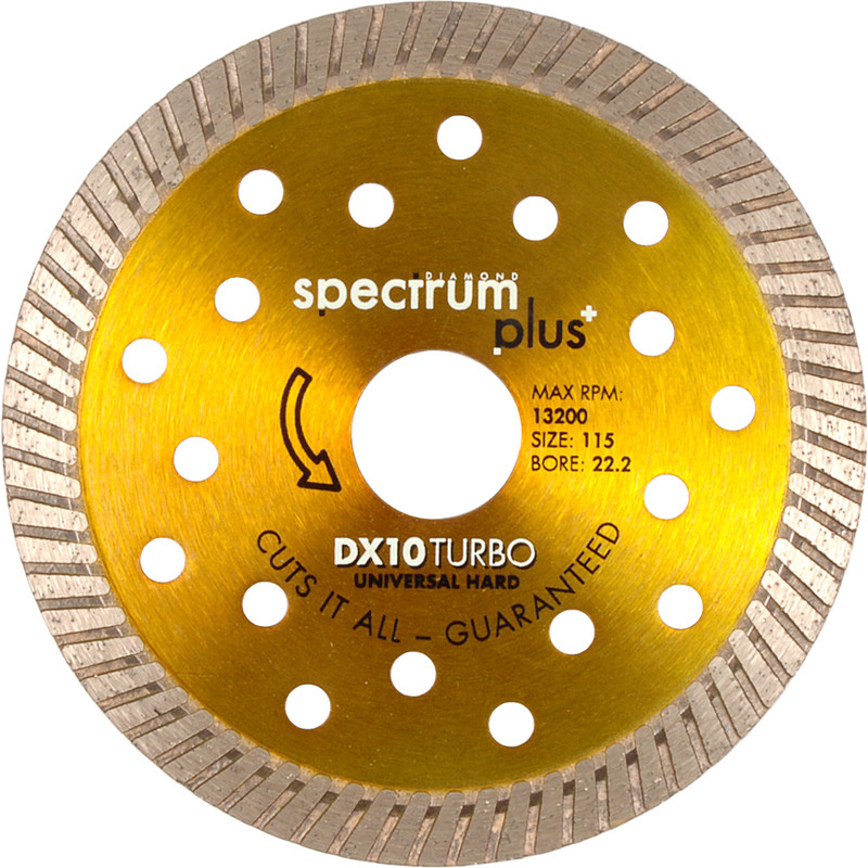 Spectrum Pro General Purpose DX10 Diamond Blade 115 x 22.2mm