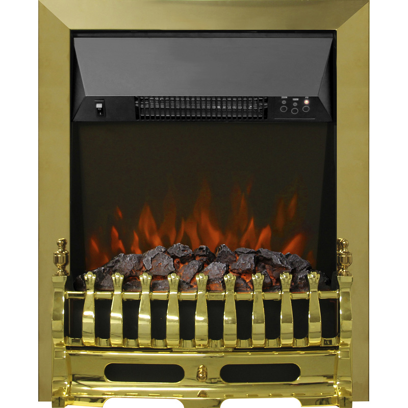 Be Modern Bayden Electric Fire 16" Brass