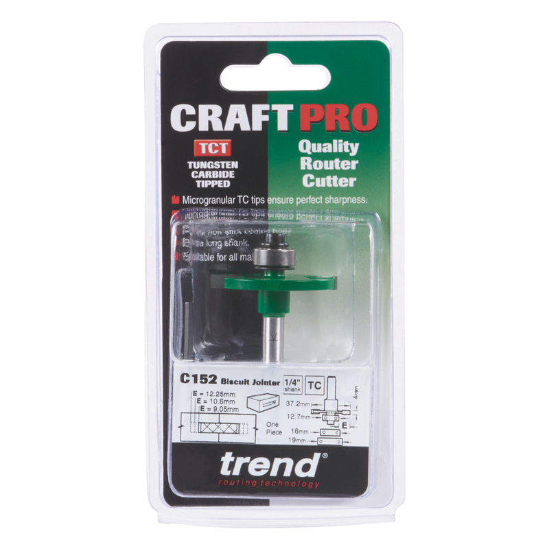 Trend Biscuit Jointer Router Set 37.2mm