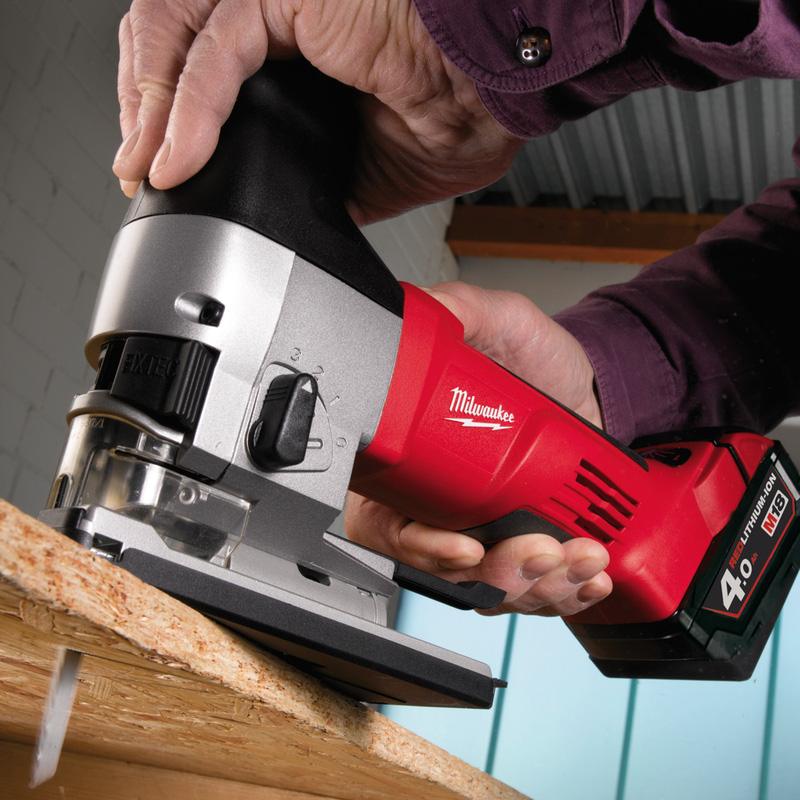 Milwaukee M18 Body Grip Jigsaw 2 x 4.0Ah