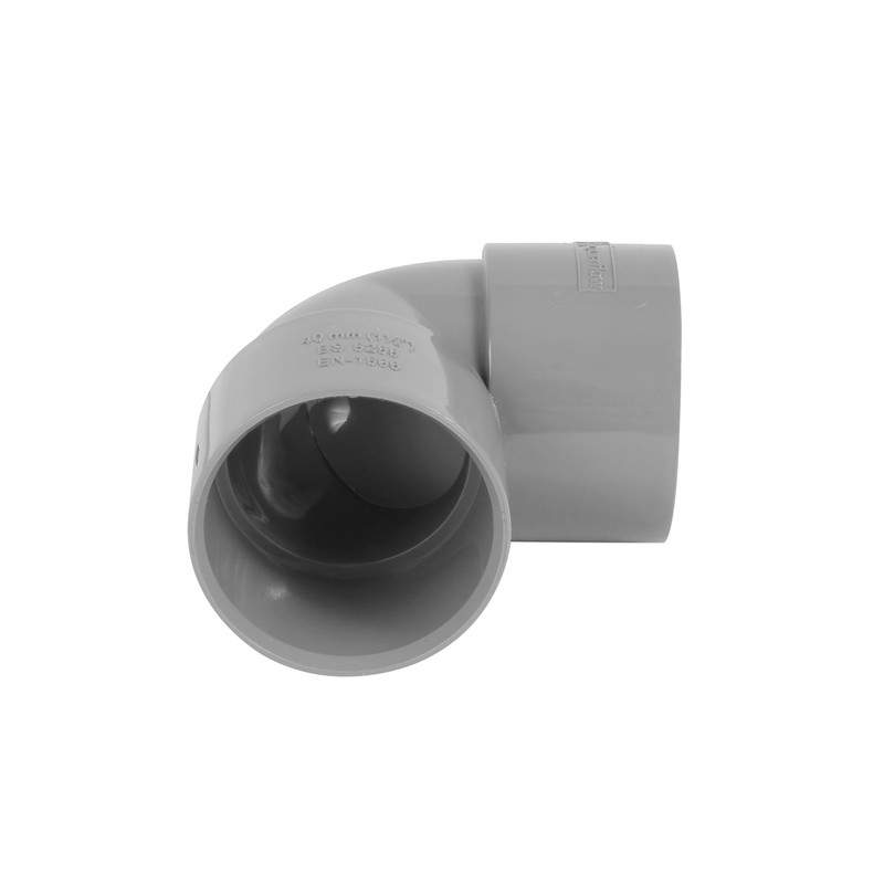 Solvent Weld Bend 90° 40mm Grey