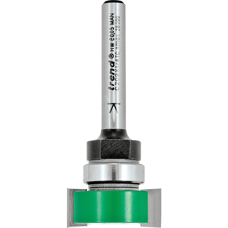 Trend 1/4" Intumescent Router Cutter 10 x 24mm