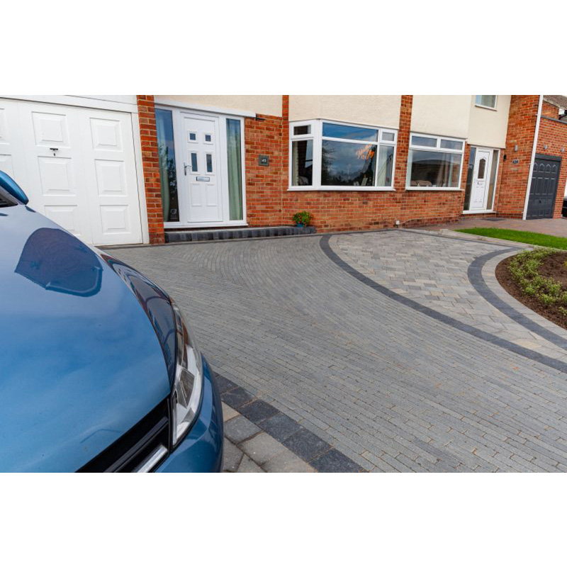 Marshalls Farnley Natural Stone Setts Charcoal Multi 200 x 50 x 50mm