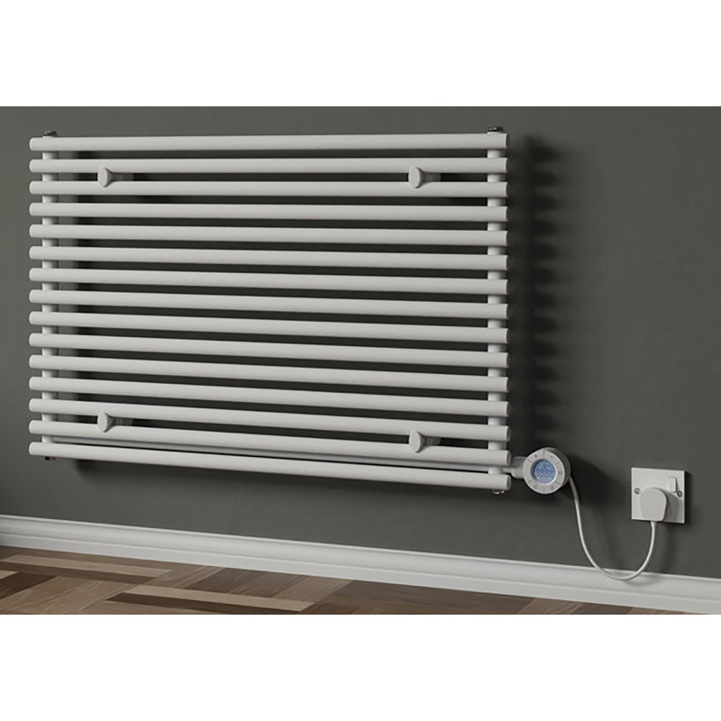 Ximax Kingston Horizontal Electric Designer Radiator 590 x 900mm 2048 BTU 600W White