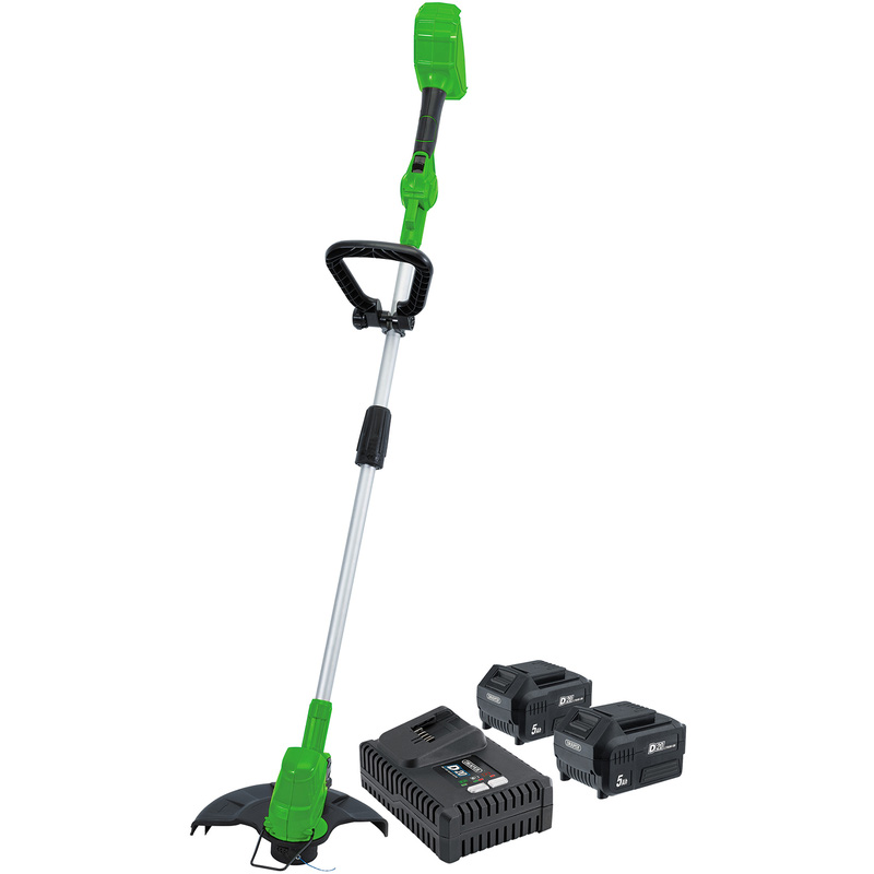 Draper Cordless D20 36V 29cm Grass Trimmer 2 x 5.0Ah