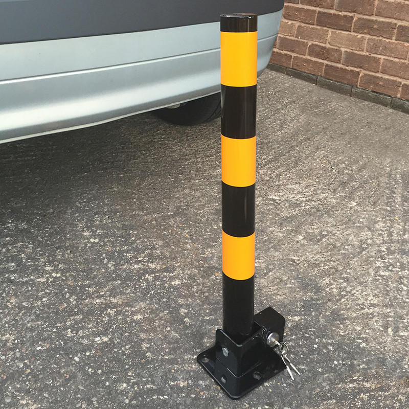 Folding Parking Post (H) 600 x (D) 57mm