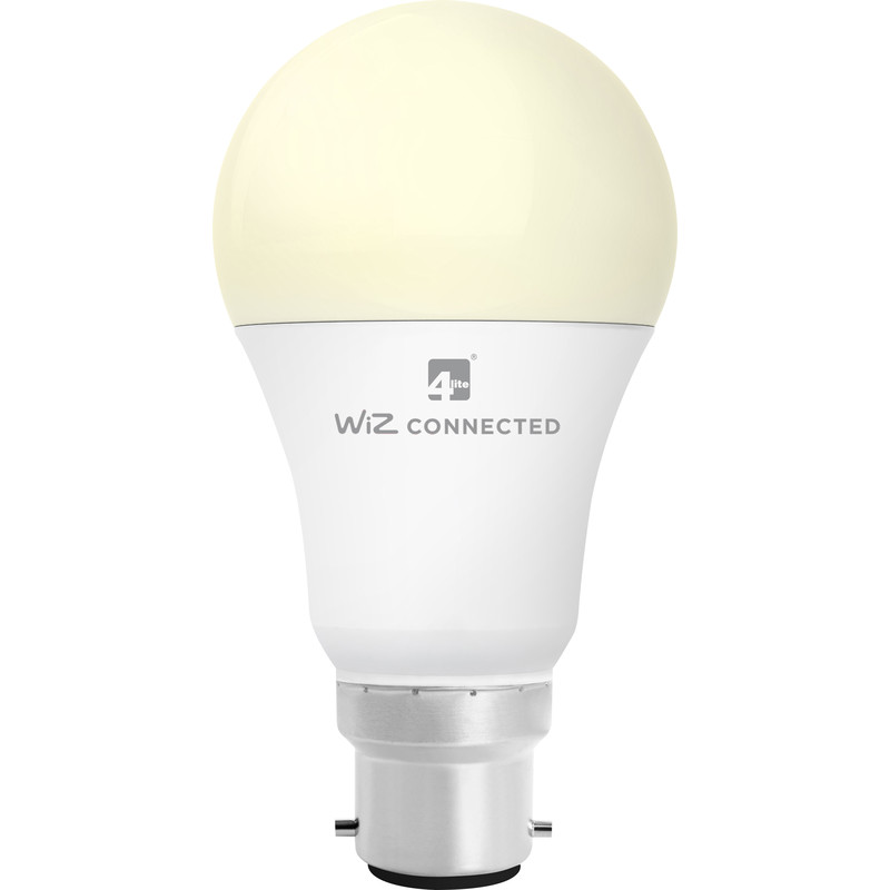 4lite WiZ LED A60 Smart Bulb Wi-Fi 9W BC 806lm
