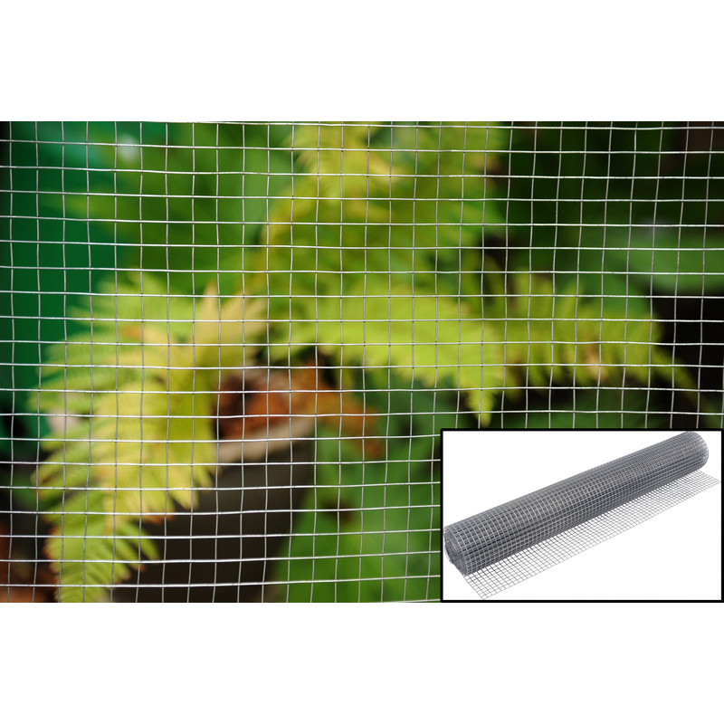 Galvanised Welded Mesh 900mm x 6m - 13mm