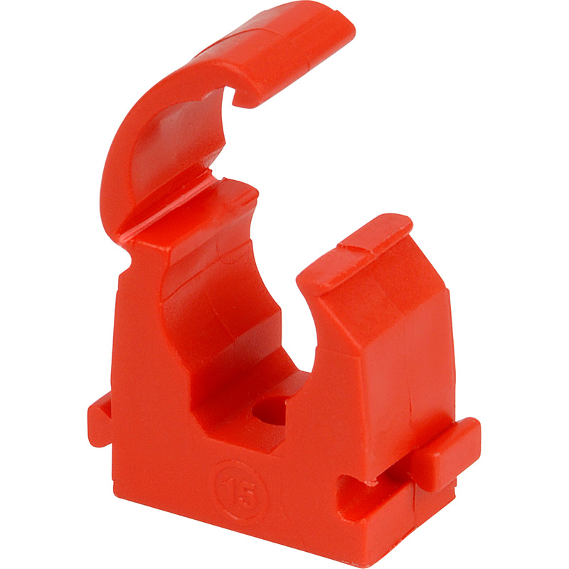 Talon Hinged Clip Red 15mm