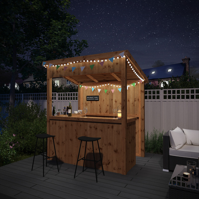 Mercia Pressure Treated Garden Bar 6' x 4'