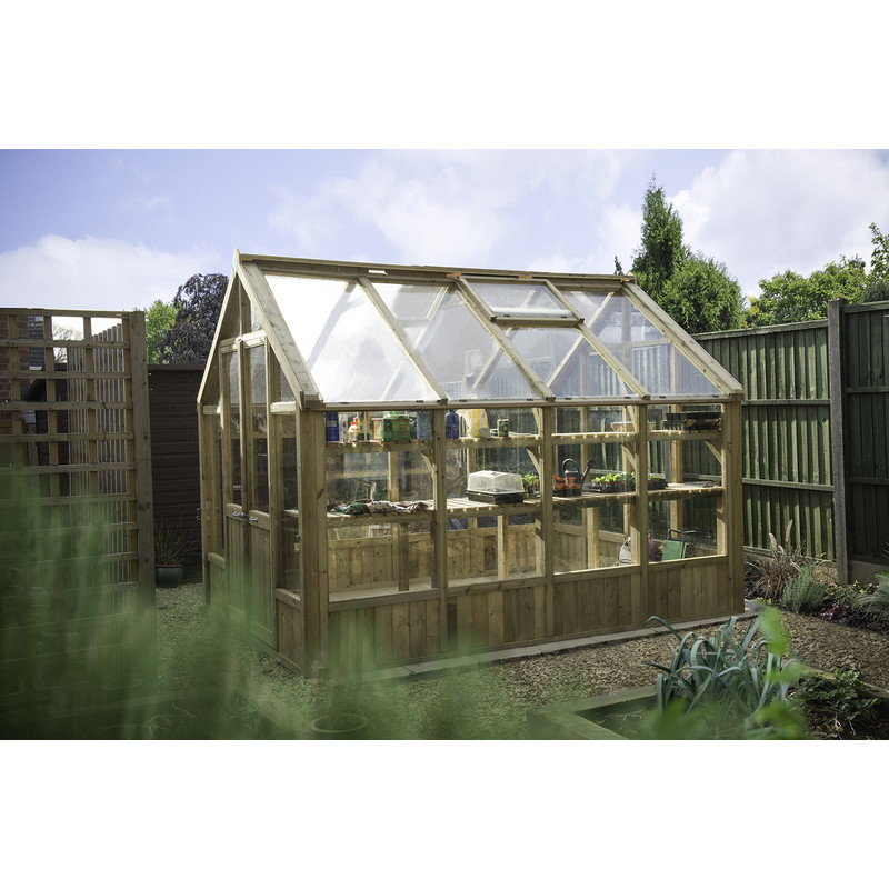 Forest Garden Vale Greenhouse 255cm (h) x 264cm (w) x 322cm (d)