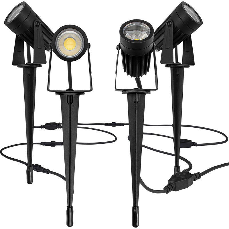 Luceco LED 12V Garden Spike Kit 4x200 Lumens