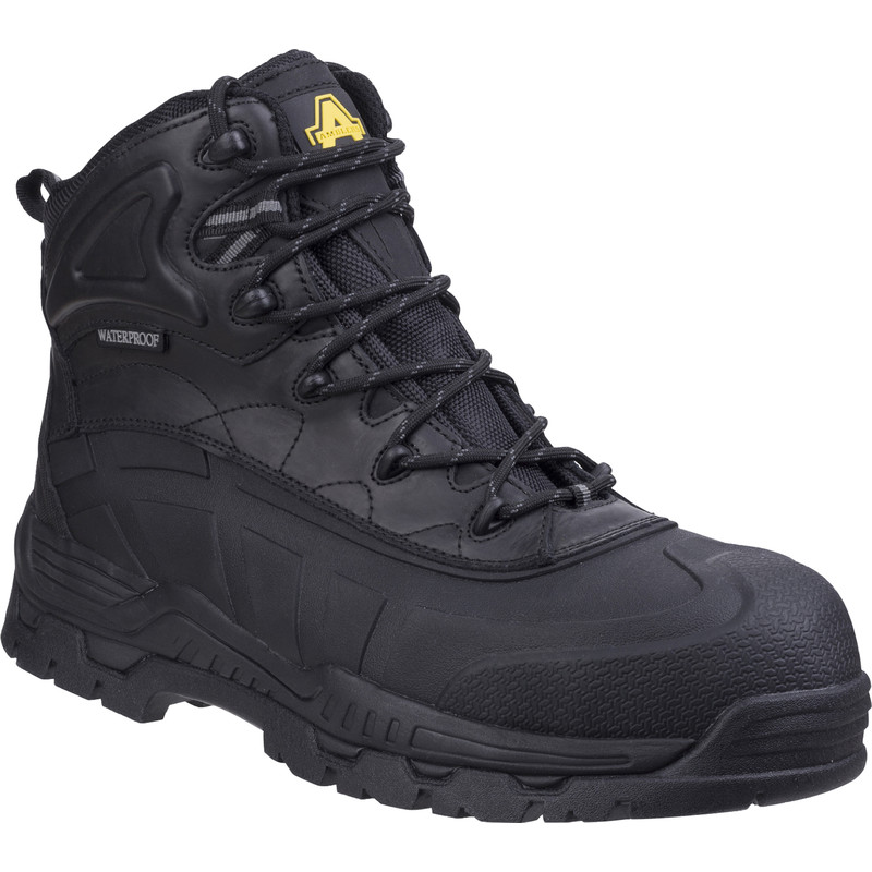 Amblers FS430 Waterproof Safety Boots Black Size 10