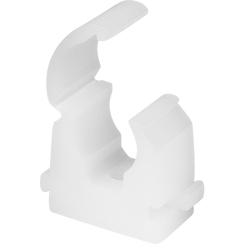 Talon Hinged Clip White 10mm