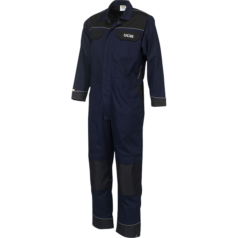 JCB Trade Coverall Navy Medium R