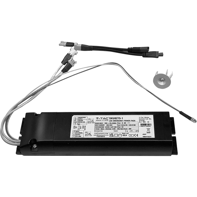 V-TAC LED Mini Round Panel CCT 3in1 Switchable Emergency Pack 2W