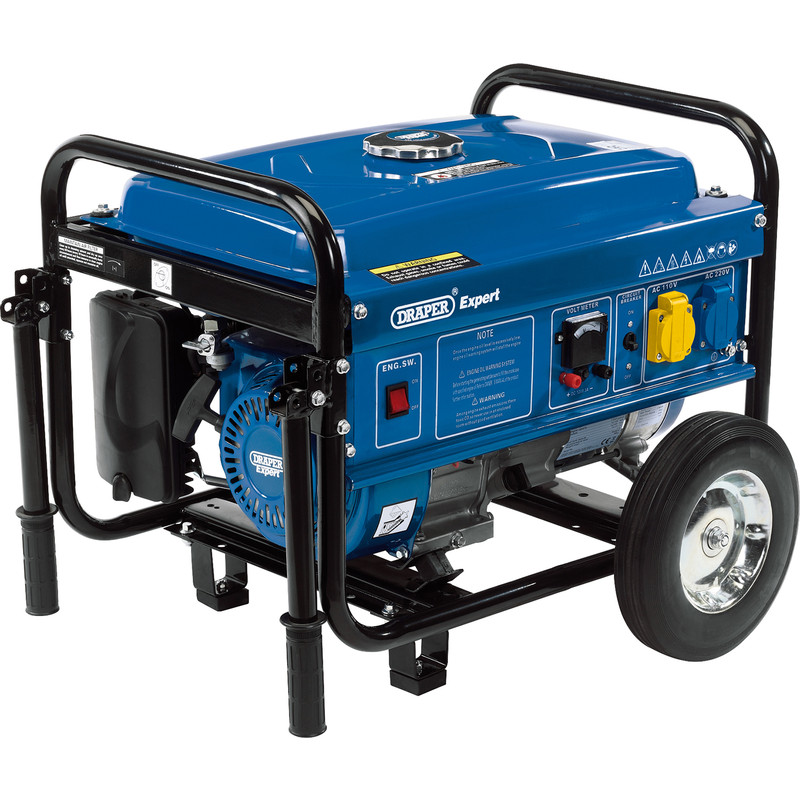 Draper 2.5kW Open Frame Petrol Generator 230V