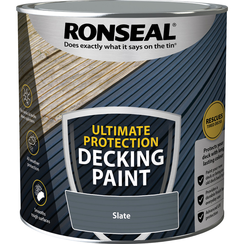 Ronseal Ultimate Protection Decking Paint 2.5L Slate