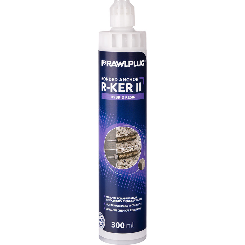 Rawlplug R-KER II Vinylester Resin 300ml