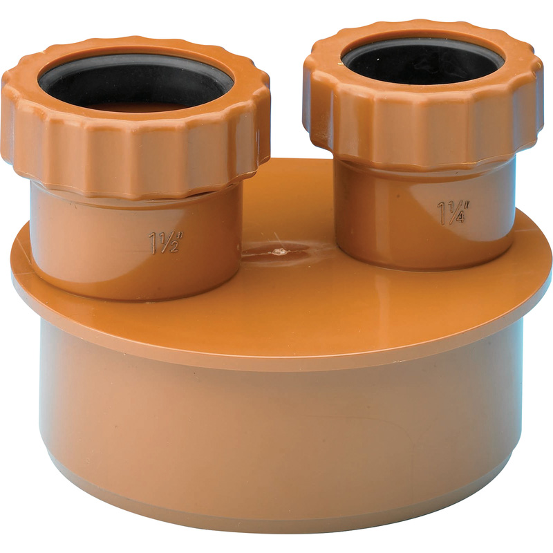 Underground Waste Adaptor 32/40mm Double