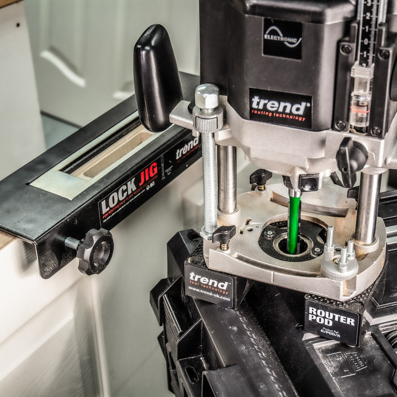 Trend 1/2" Straight Lock Jig Router Cutter 12 x 63mm