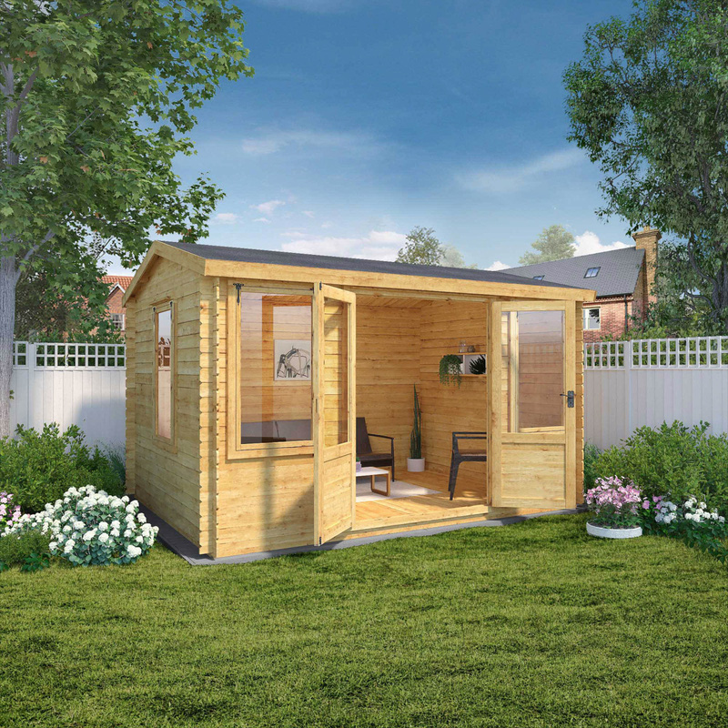 Mercia Grizedale Log Cabin - 19mm 4m x 3m