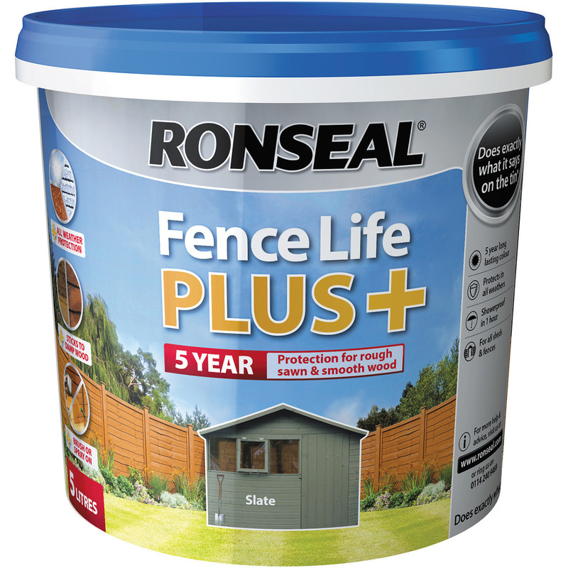 Ronseal Fence Life Plus 5L Slate