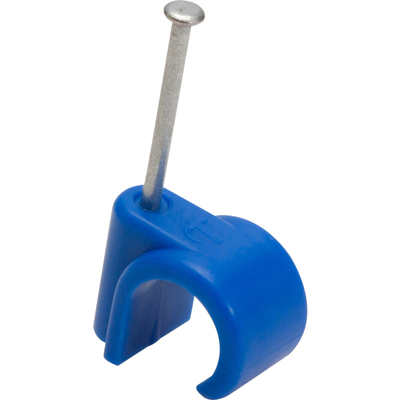 Talon Nail-in Clip Blue 22mm