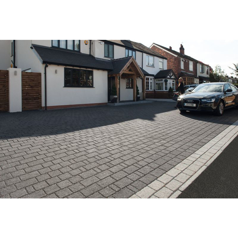 Marshalls Drivesett Argent Priora Block Paving Mixed Sizes Graphite