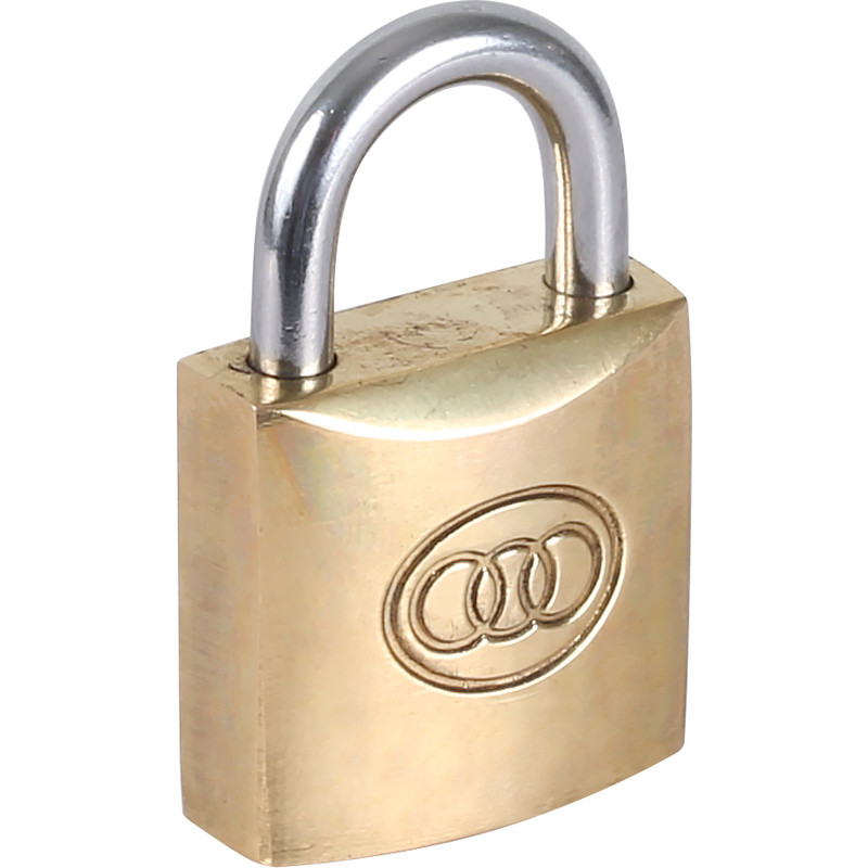 Tri-Circle Brass Padlock 20 x 3.3 x 10mm