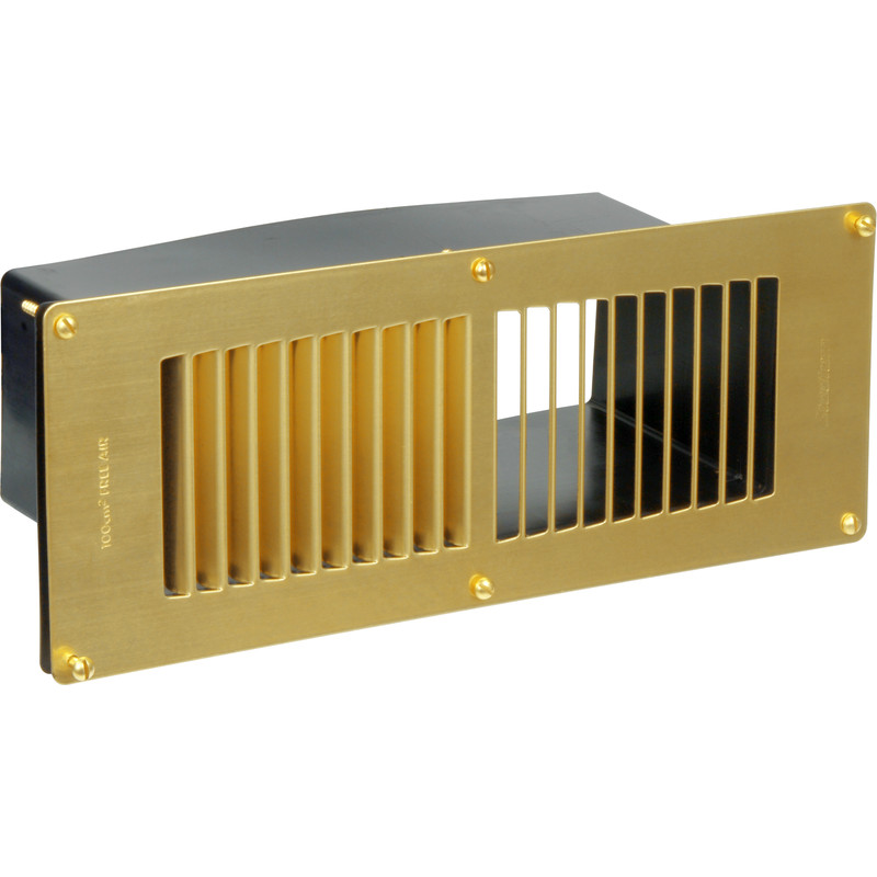 Floor Vent Lacquered Brass