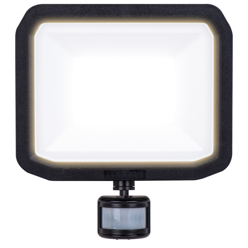 Luceco IP65 LED PIR Slimline Floodlight 50W 5400lm Cool White