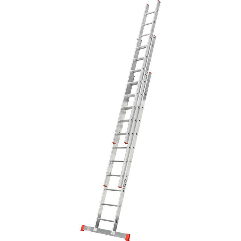 Lyte Domestic Extension Ladder 3 Section, Closed Length 3.3m