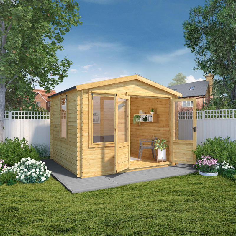 Mercia Log Cabin - 19mm 3.3m x 3m