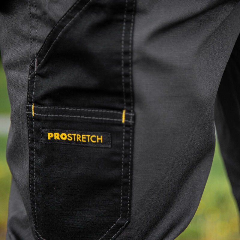 DeWalt Aspen Ripstop Stretch Holster Pocket Trousers Grey/Black 40" L