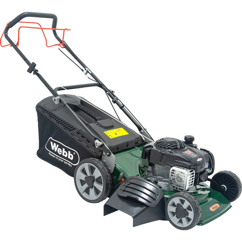 Webb 140cc Briggs & Stratton 46cm Petrol Rotary Lawnmower
