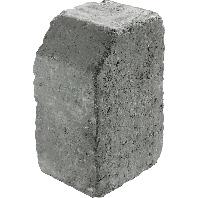 Marshalls Tegula Kerb Edging Internal Radial Pennant Grey 130 x 160 x 250mm