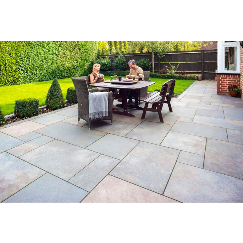 Marshalls Symphony Natural Porcelain Paving Slabs Copper 600 x 600 x 20mm