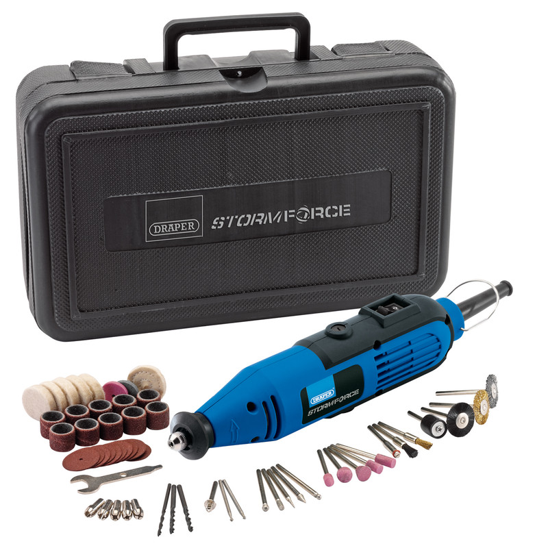 Draper 135W Rotary Multi-Tool Kit 230V
