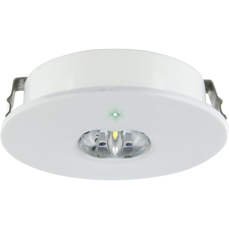 Integral LED IP20 Compact Emergency Downlight Corridor 1W 180lm Manual